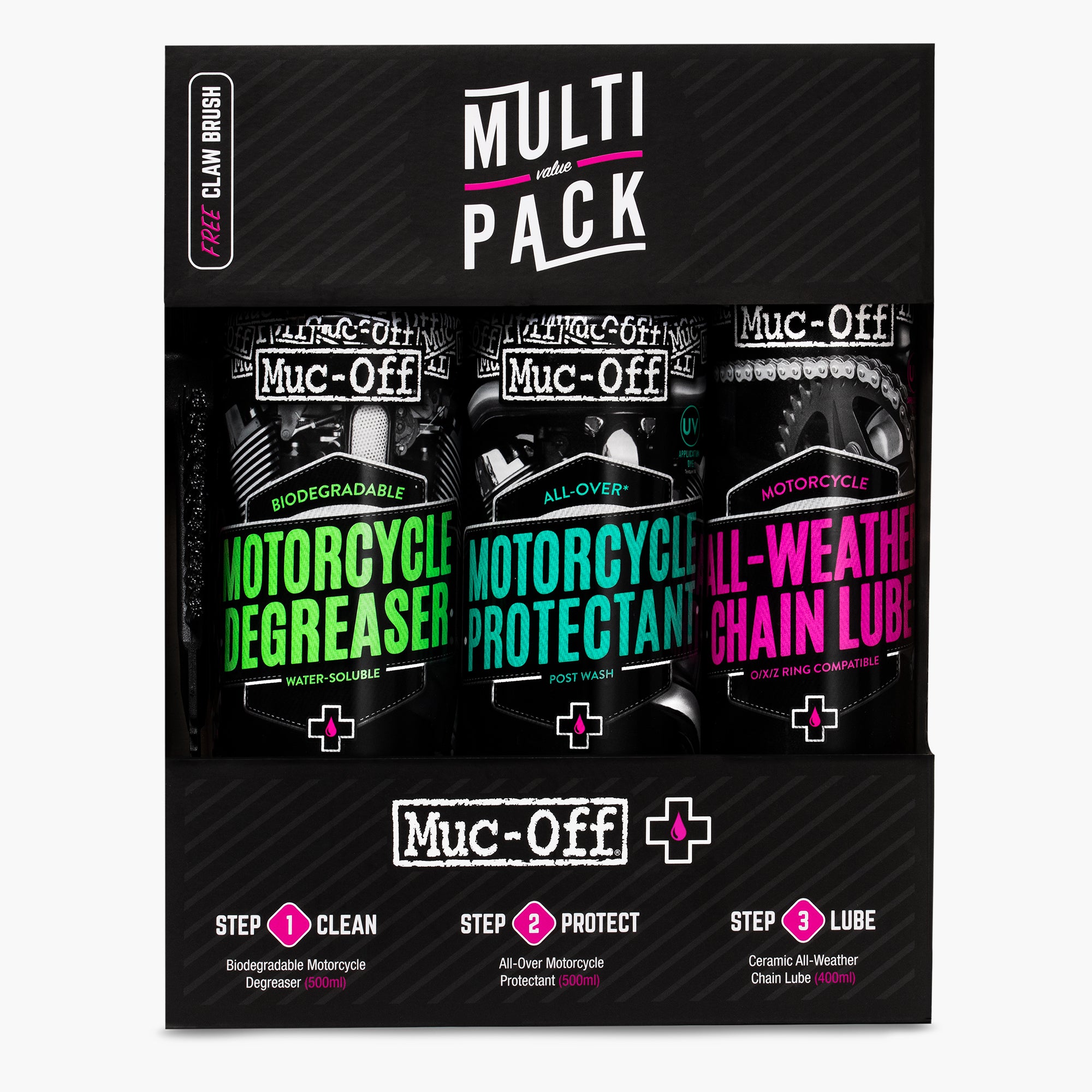 Muc-Off Motorcycle Multi Pack / Kit para Motos