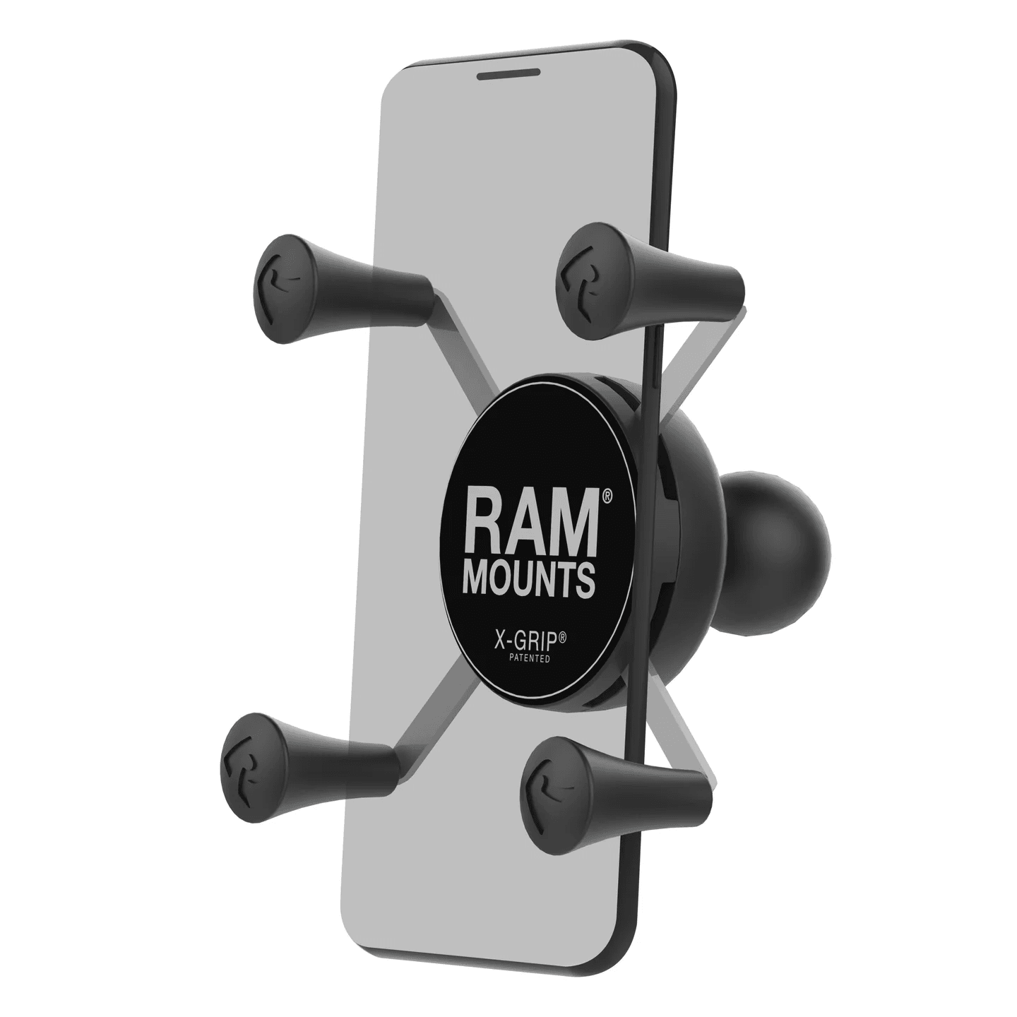 RAM Mounts X-Grip®  Soporte de celular estándar con anclaje de bola (Sin Pinza)